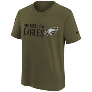 Philadelphia Eagles Nike 2022 Salute To Service Legend T Shirt - Camo - Youth